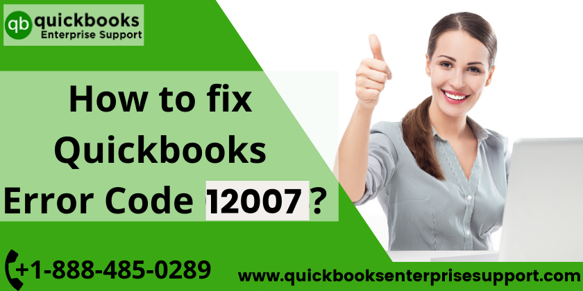 QuickBooks Update Error Code 12007