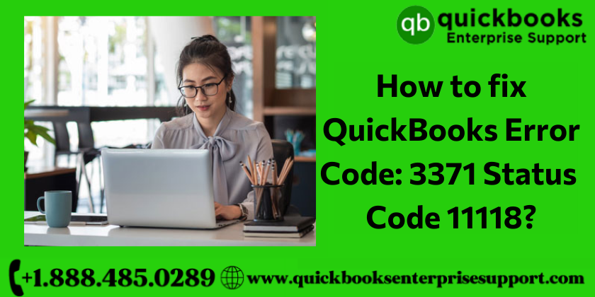 How to fix QuickBooks Error Code 3371 Status Code 11118