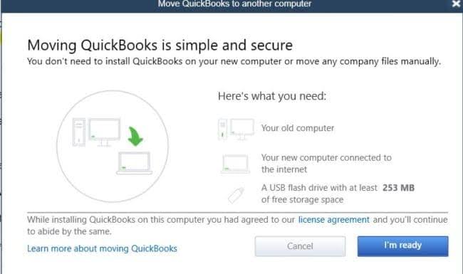Reinstall QuickBooks on a new computer 